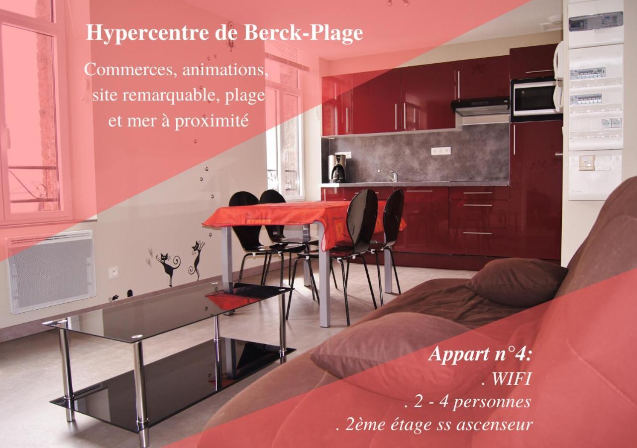 Appart 2-4 Pers Berck-Plage Hyper-Centre Экстерьер фото